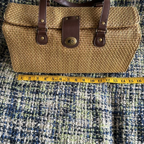 Tristan Rectangle Straw Purse - Picture 9 of 13